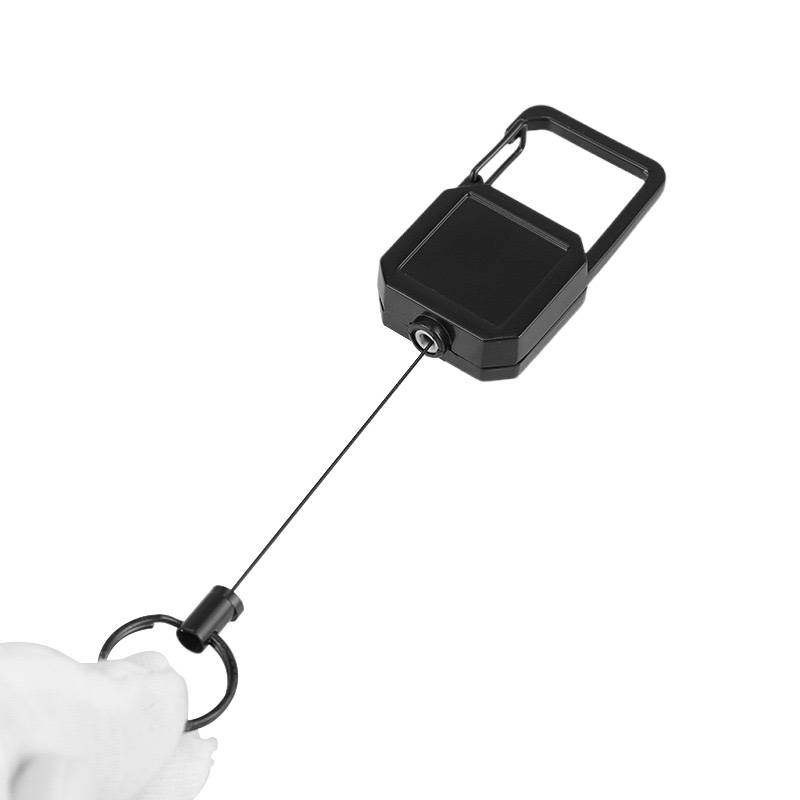 Stainless Steel Retractable Square Badge Reel 5