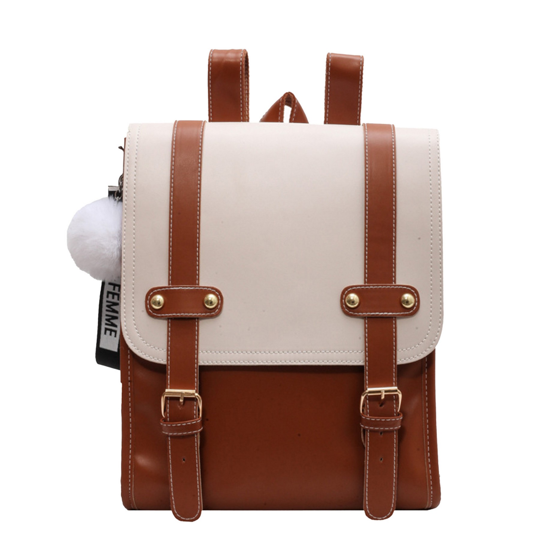 Women PU Leather Backpack 8