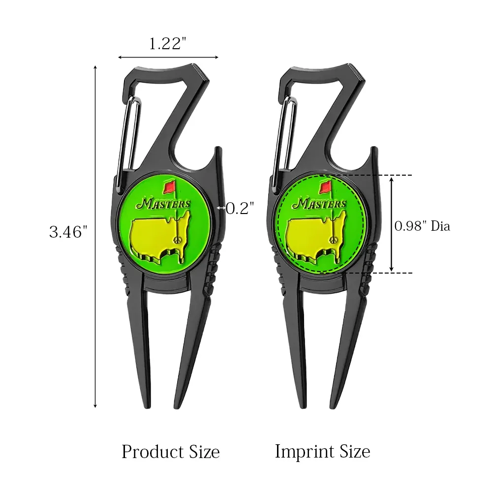 High-Quality Soft Enamel Golf Divot Repair Tool 7