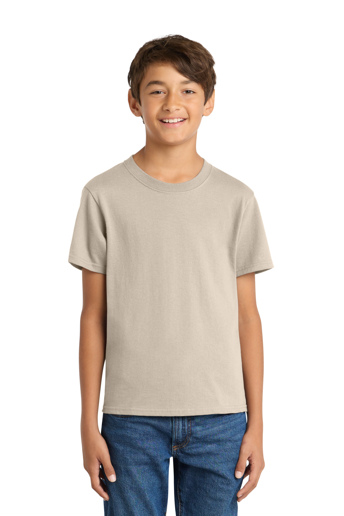 Port & Co Youth Core Cotton Tee. PC54Y 443