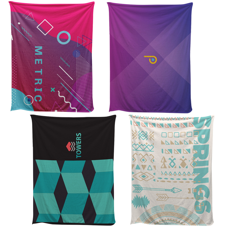 Extra Large Micro-Mink/Sherpa Plush Full Color Blanket 2