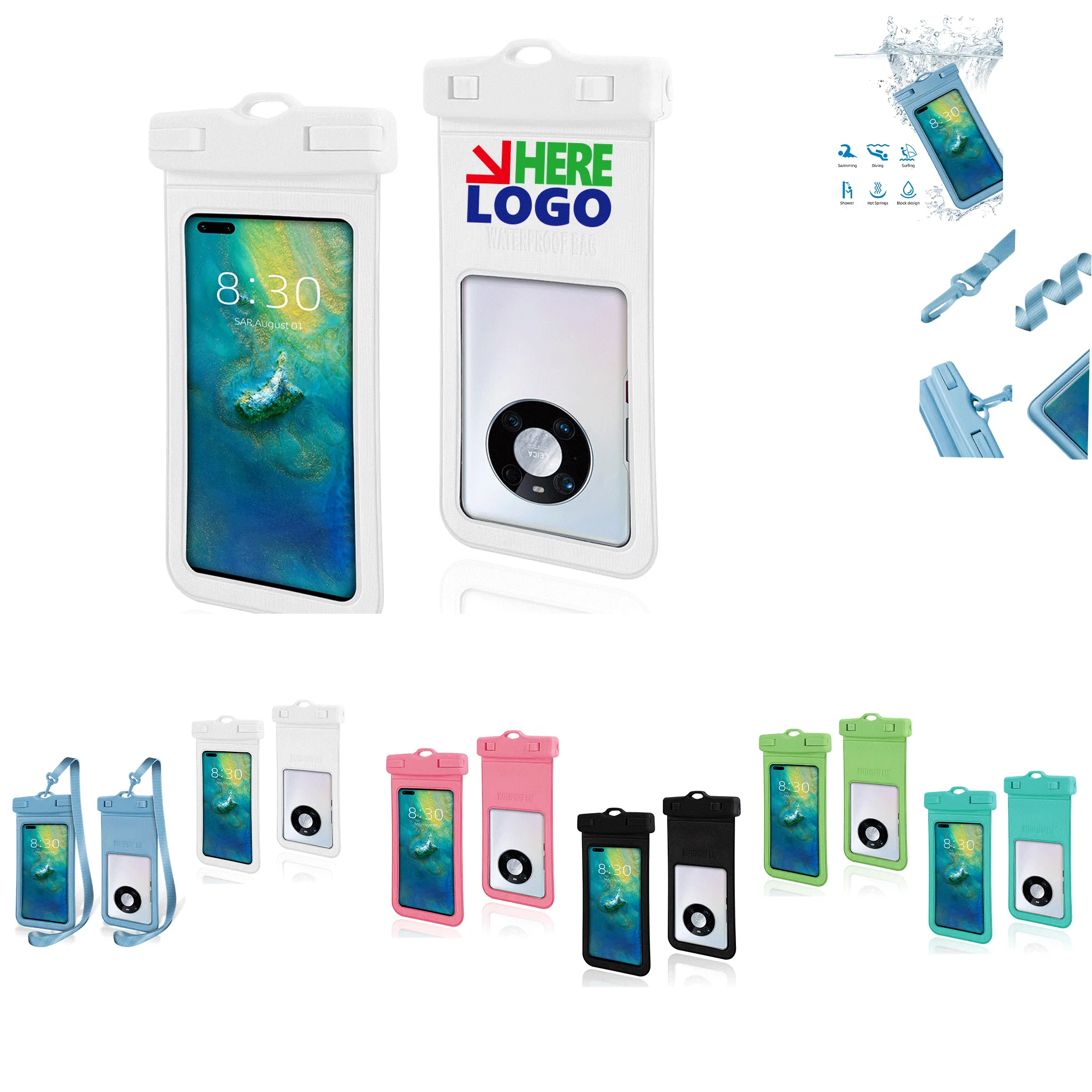 PVC Waterproof Cell Phone Organizer 3