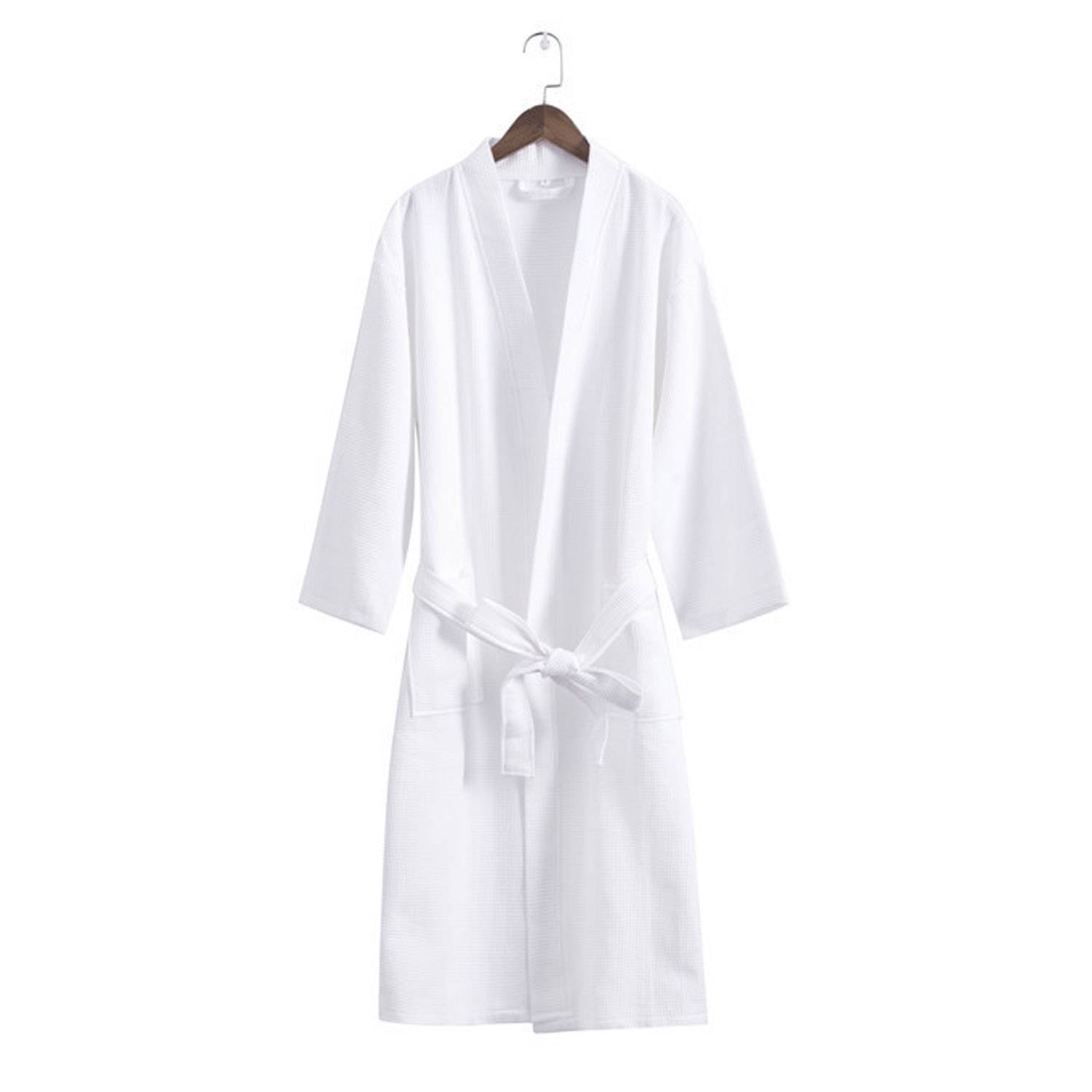 Soft Cotton Waffle Bathrobe 8