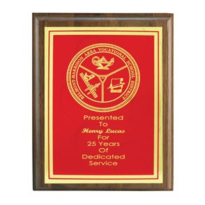Genuine Walnut Plaque (8"x10") 2