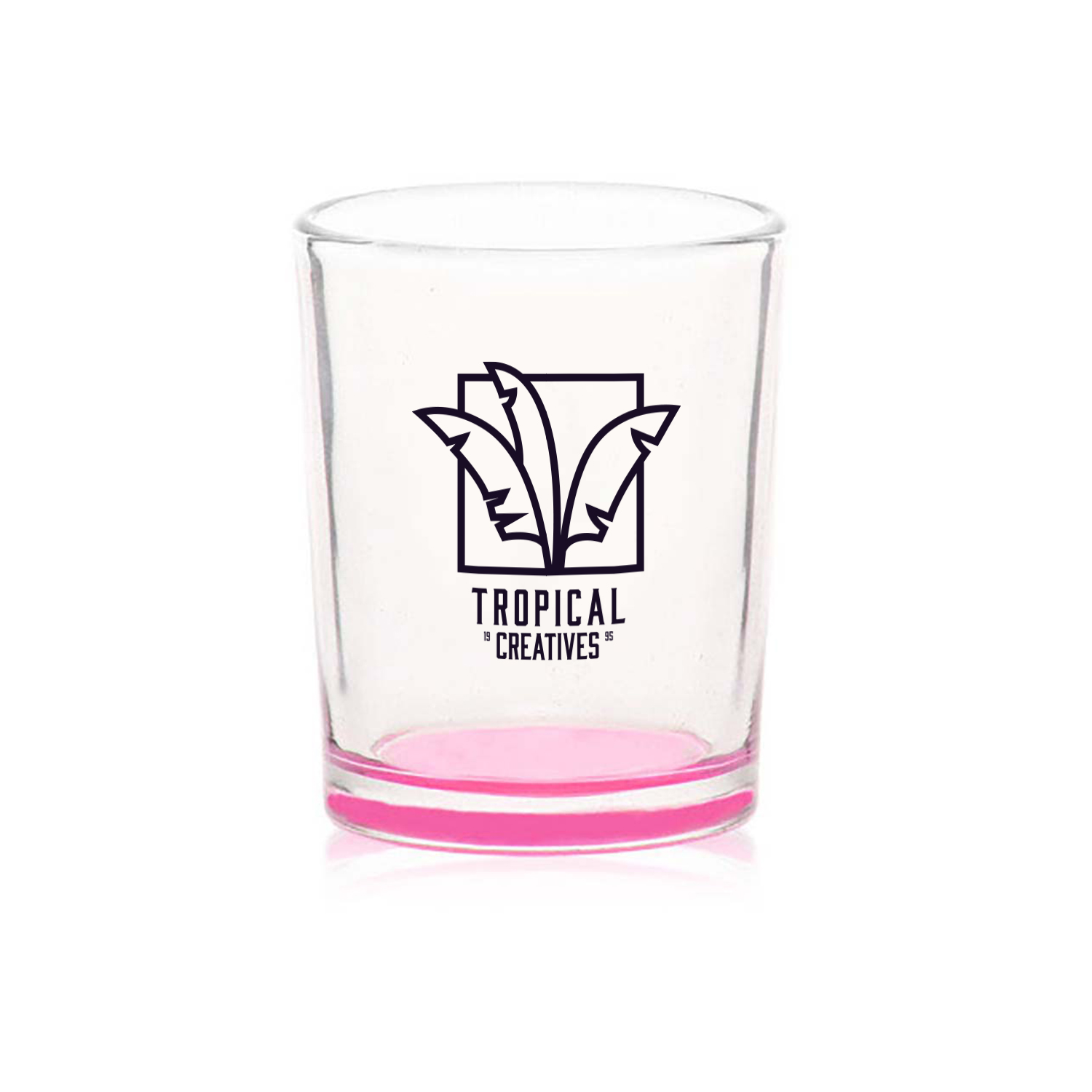 3 oz. Glass Votive Candle Holder (1 Color Imprint) 6