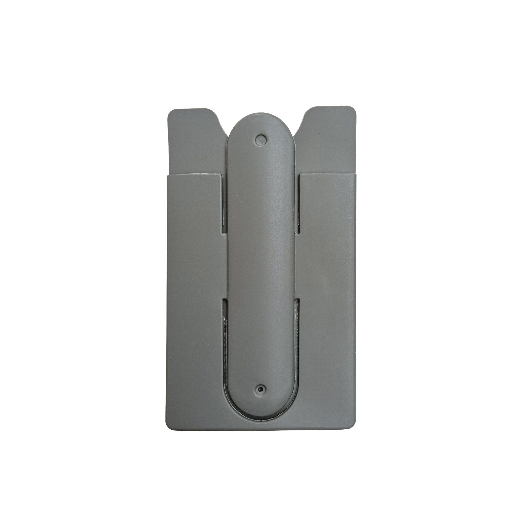 Adhesive Silicone Card Wallet With Stand 4