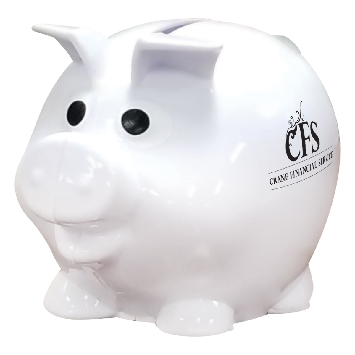 Mini Plastic Piggy Bank, custom desk accessory with logo imprint 14
