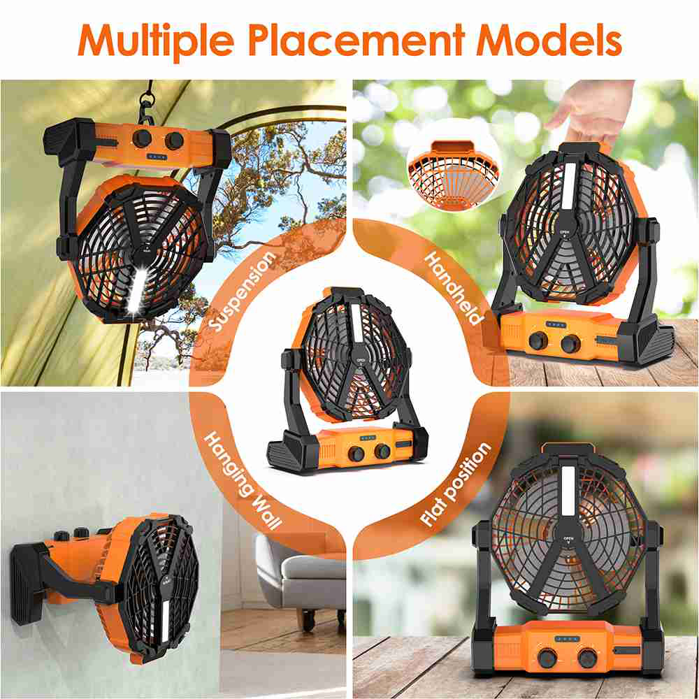 ResQ Multi-Use Portable LED Lantern, 4 Speed Camping Fan, and 8000mAh Power Bank 7