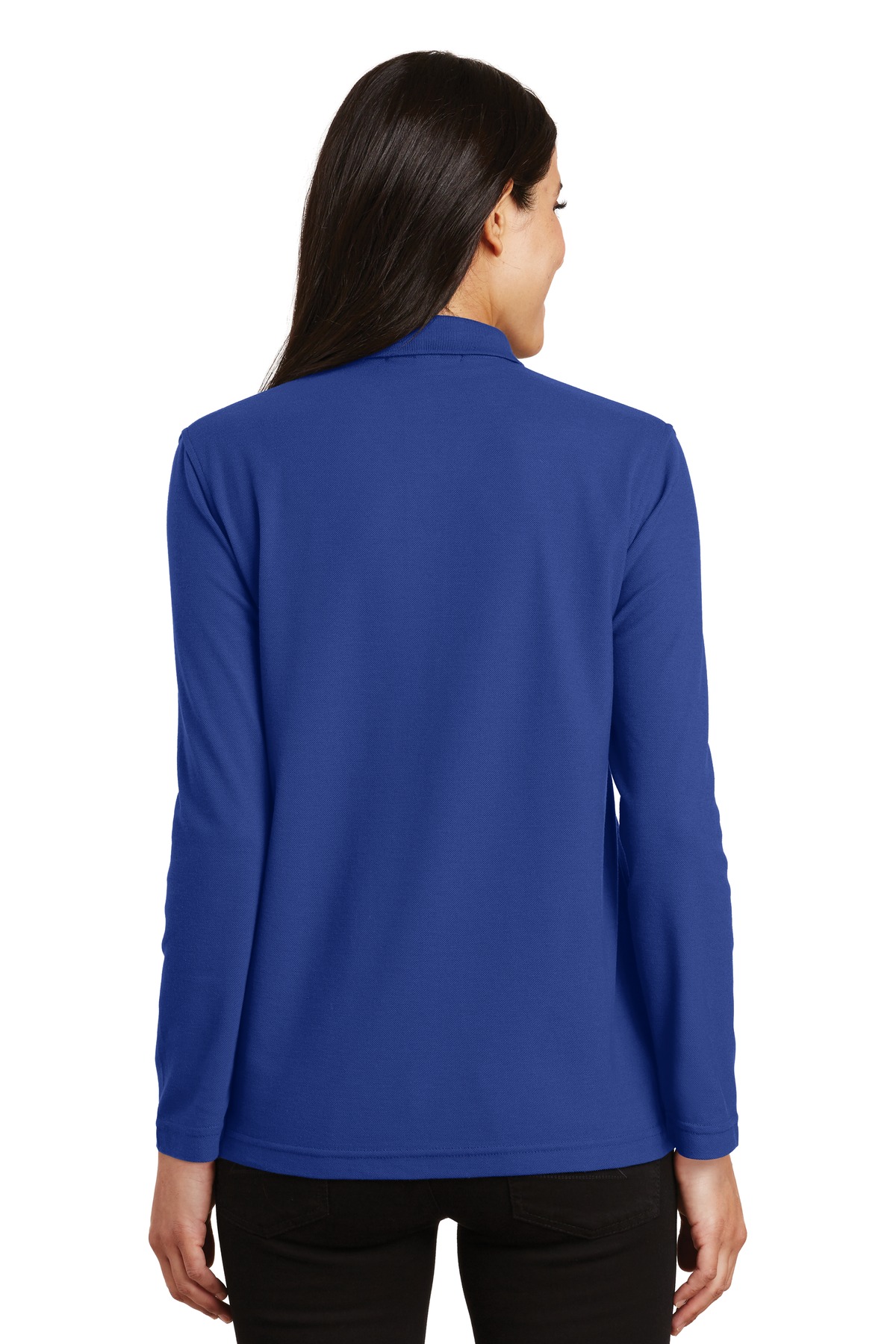 Port Authority Women's Silk Touch Long Sleeve Polo. L500LS 40