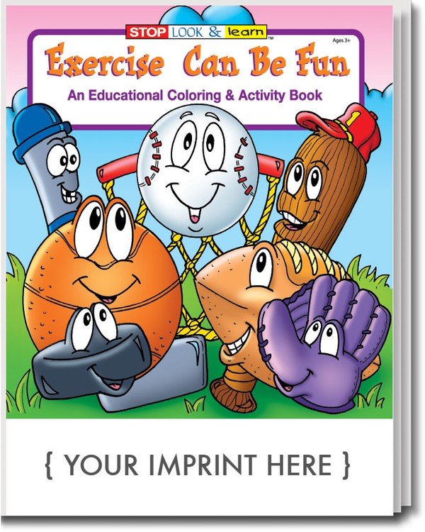 COLORING BOOK - Exercise Can Be Fun Coloring & Activity Book 3