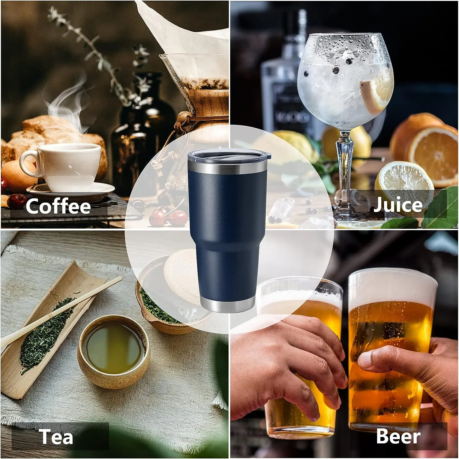 Custom Logo Printed 30 oz Double Wall Stainless Steel Mug 6