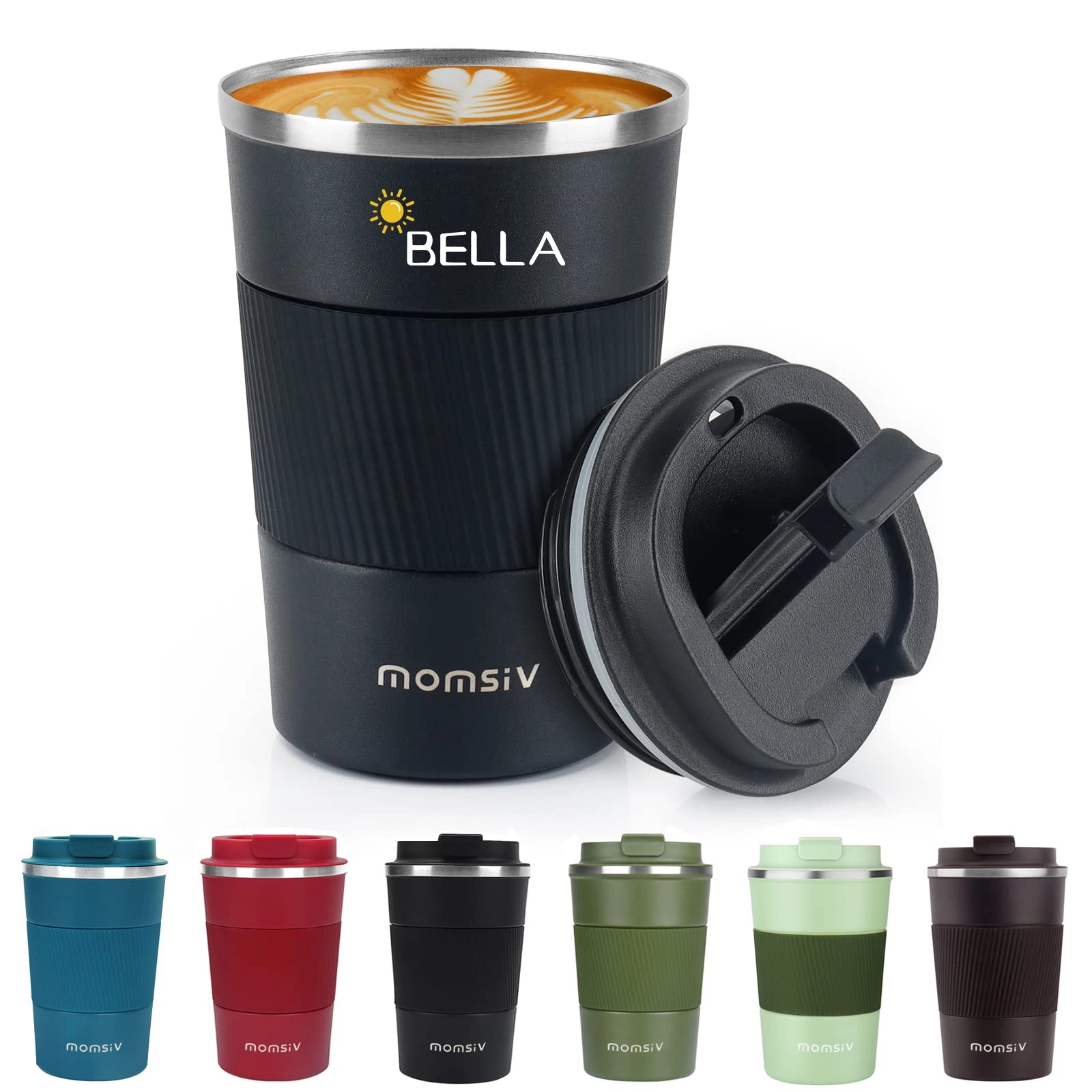 12Oz Vacuum Insulated Mug Spill Proof With Leakproof Lid 2