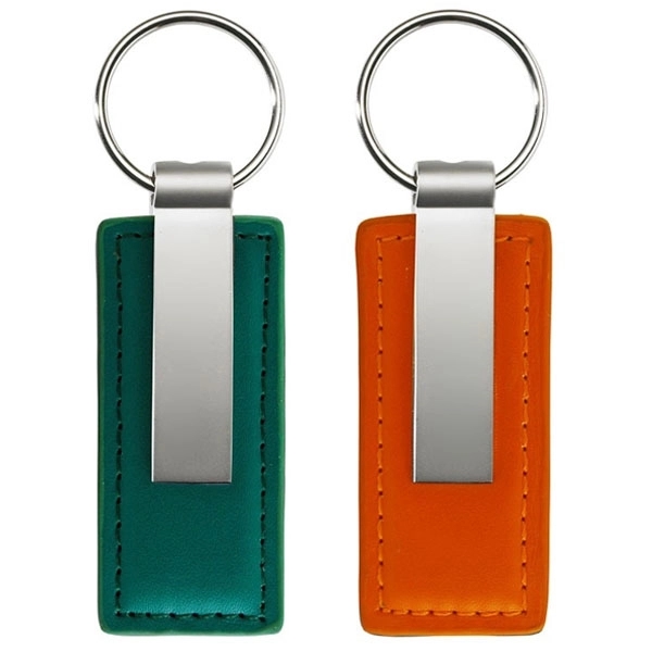 Leather & Metal Key Chain 5