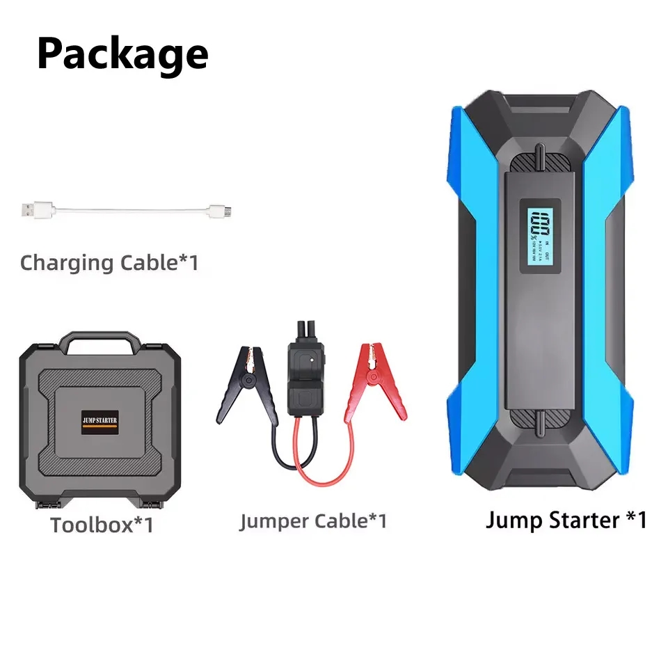 All in One Emergency Vehicle Tool 12V Car Jump Starter 5