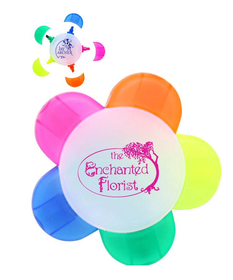 Multi-Color Star Highlighter - Star Highlighter - 5 Color 1