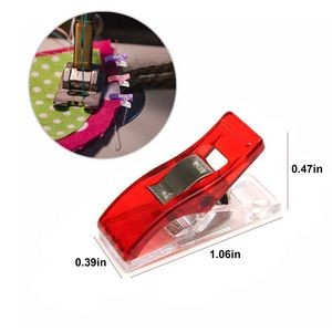 15 Pieces Versatile Plastic Clips In Metal Box For Document Organization 3