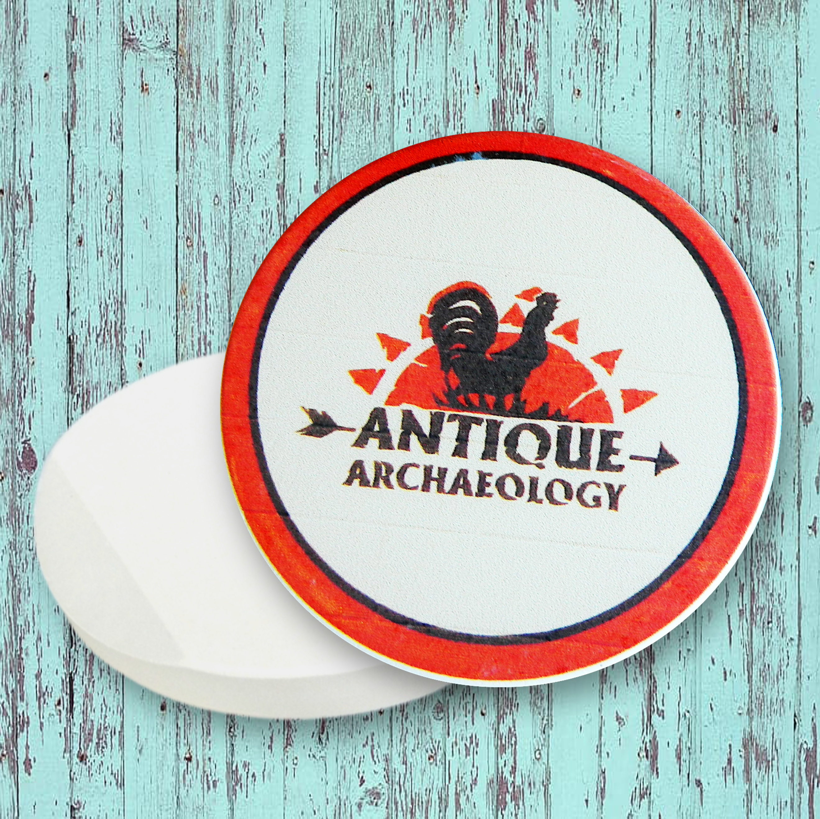 Absorbent Stone Car Coaster (2.5" Diameter) 2