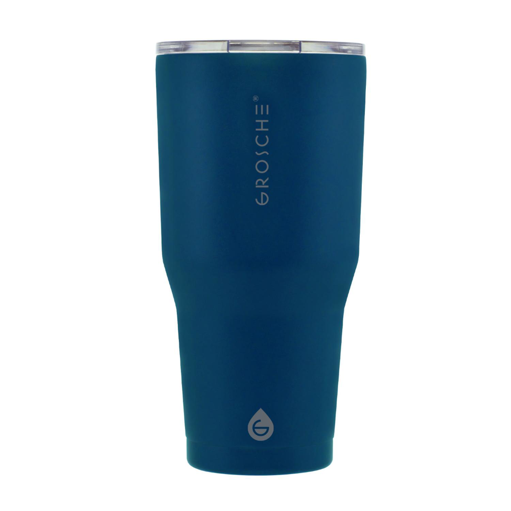 30 oz. GROSCHE® YUKON Insulated Tumbler with Clear Lid