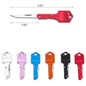 Foldable Key Shaped Knife With Stainless Steel Blade 5