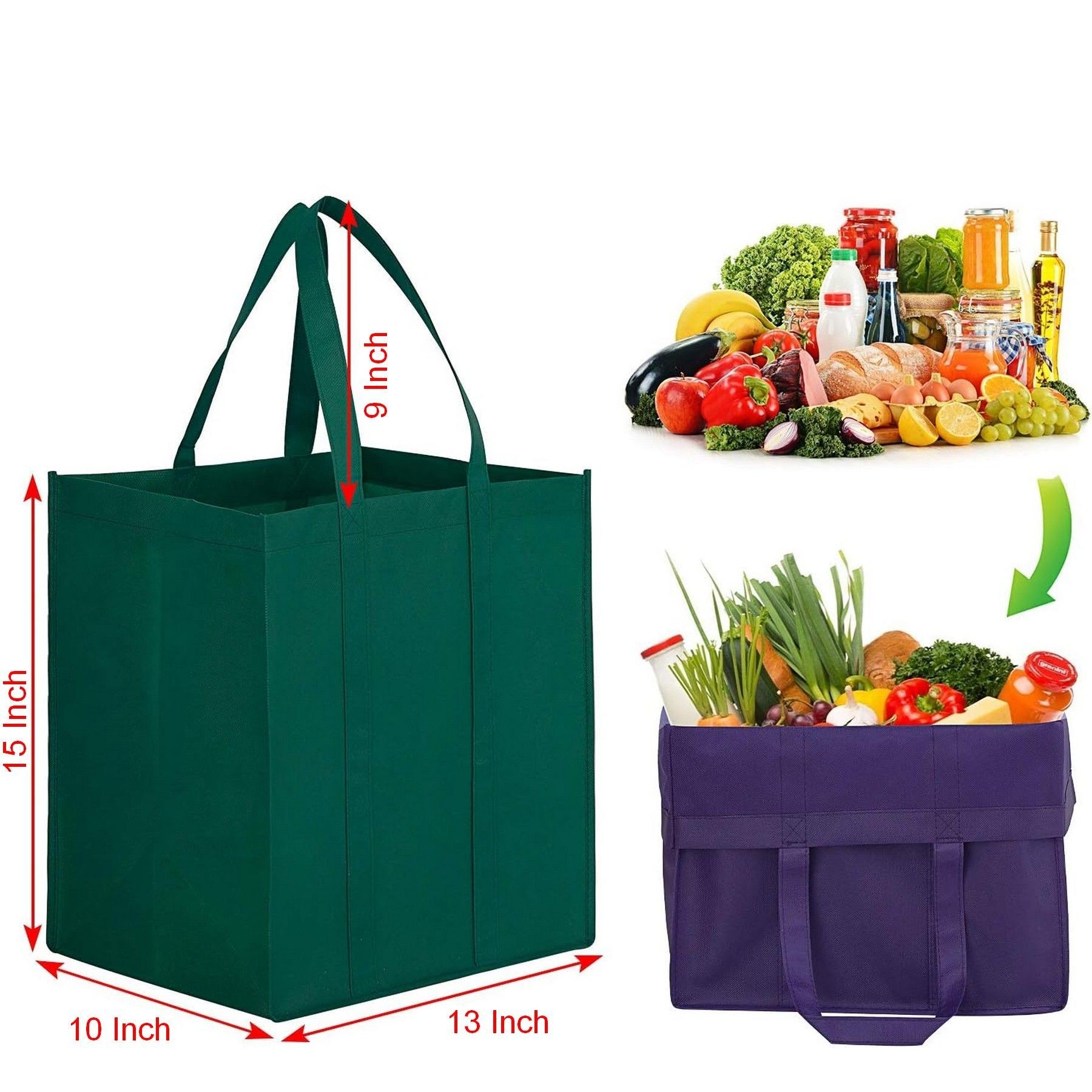 Custom Reusable Non-Woven Shopping Tote Bag 1
