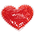 Large Heart Aqua Pearls™ Hot/Cold Pack 23