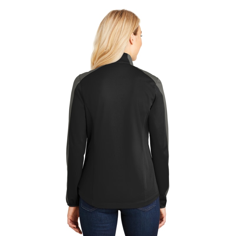 Port Authority Women's Active Colorblock Soft Shell Jacket. 5