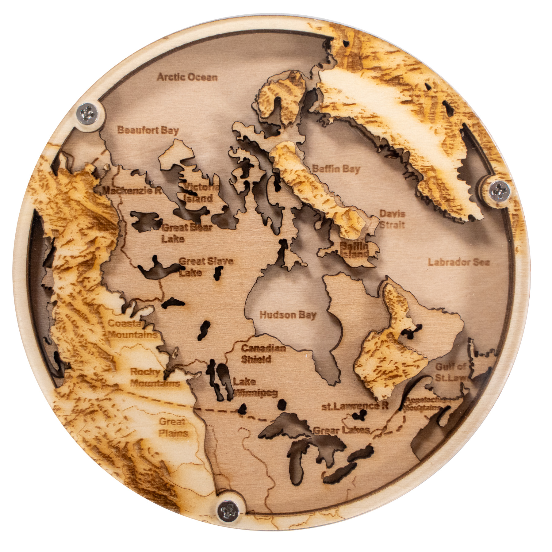 Layered Wood Coaster 2