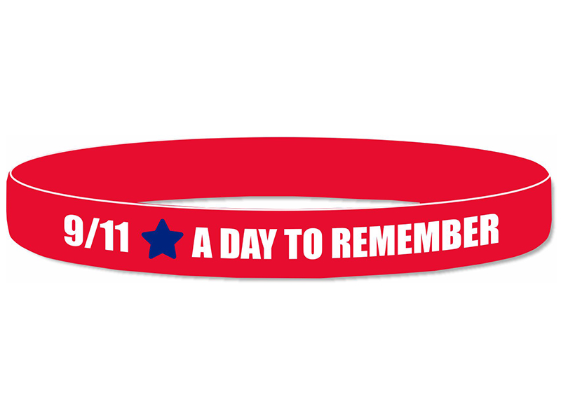 Remembering 911 Silicone Wristbands 3