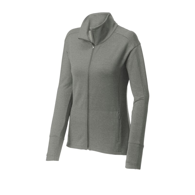 Sport-Tek Women's Sport-Wick Flex Fleece Full-Zip. 4