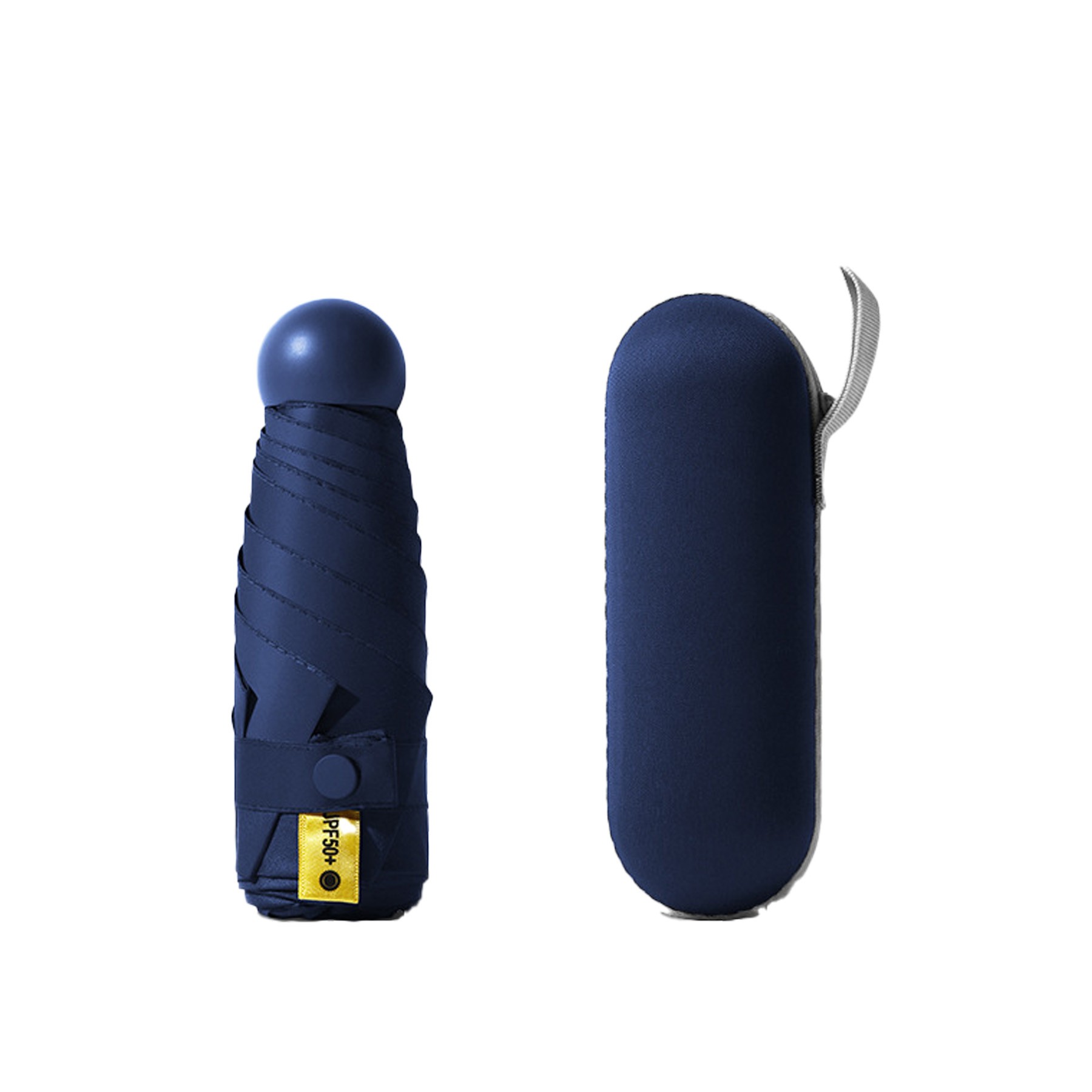 Mini Folding Compact Umbrella With Case 5