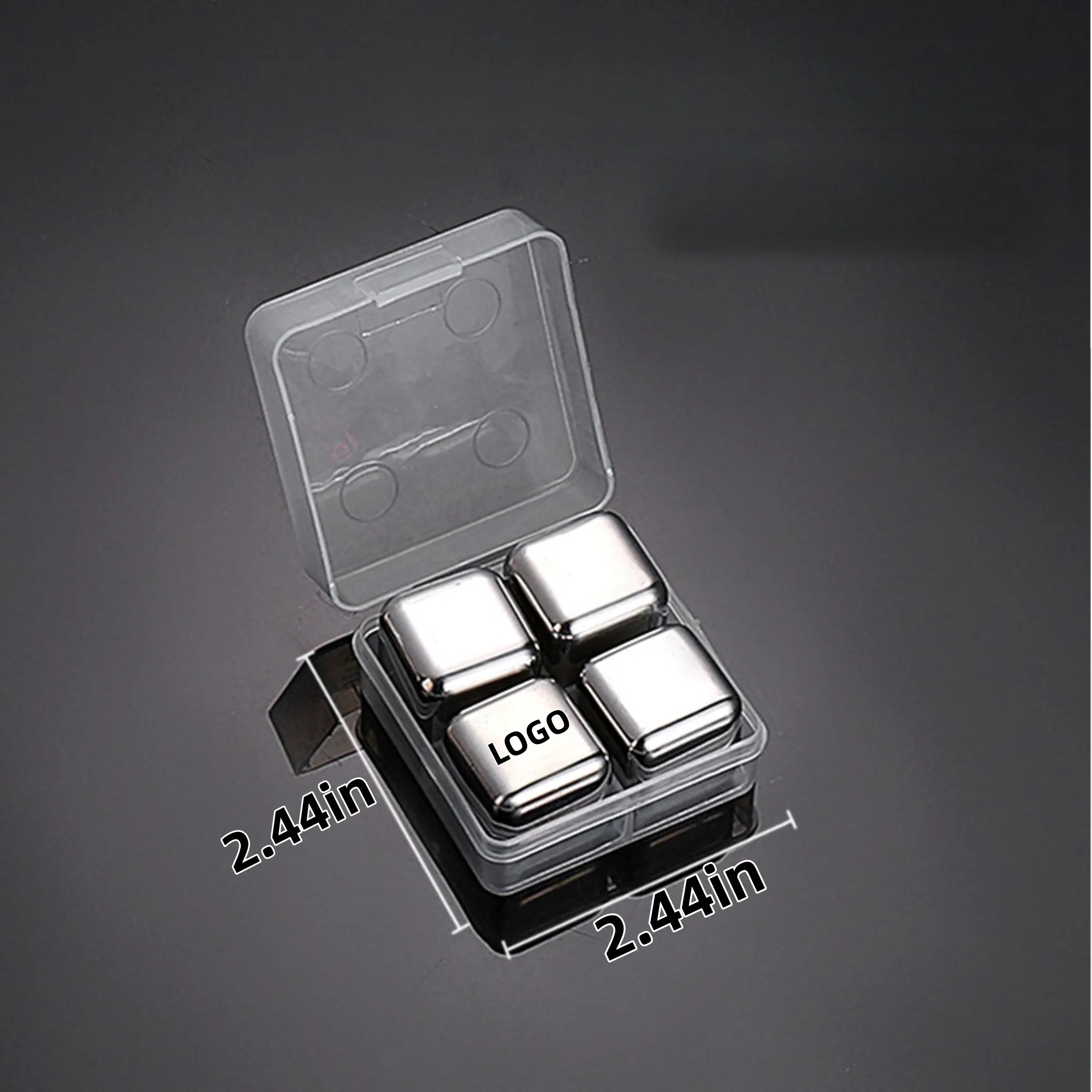 Stainless Steel Reusable Ice Cubes Stones
