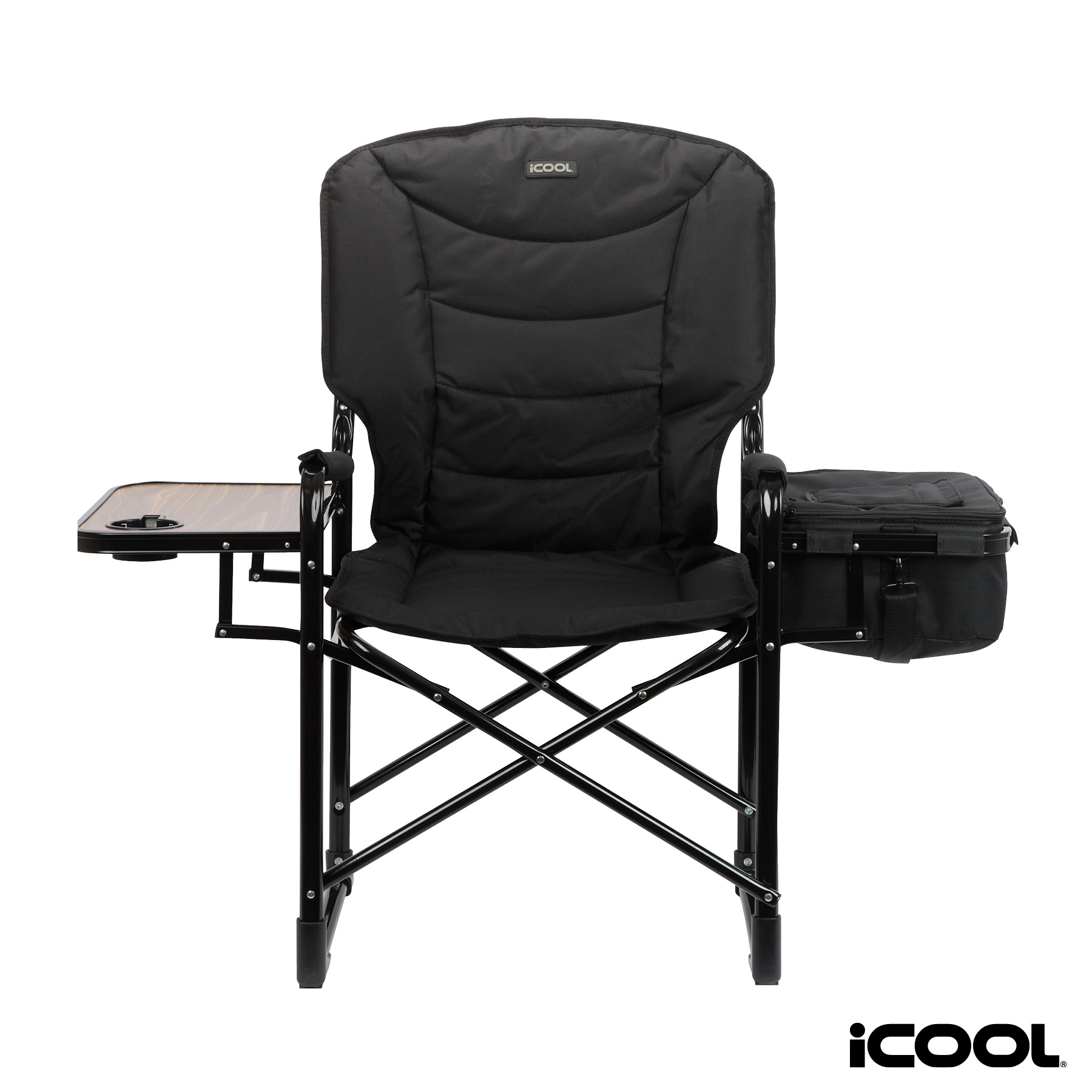 iCOOL Twin Peaks Deluxe Camping Chair With 18-Can Cooler 30