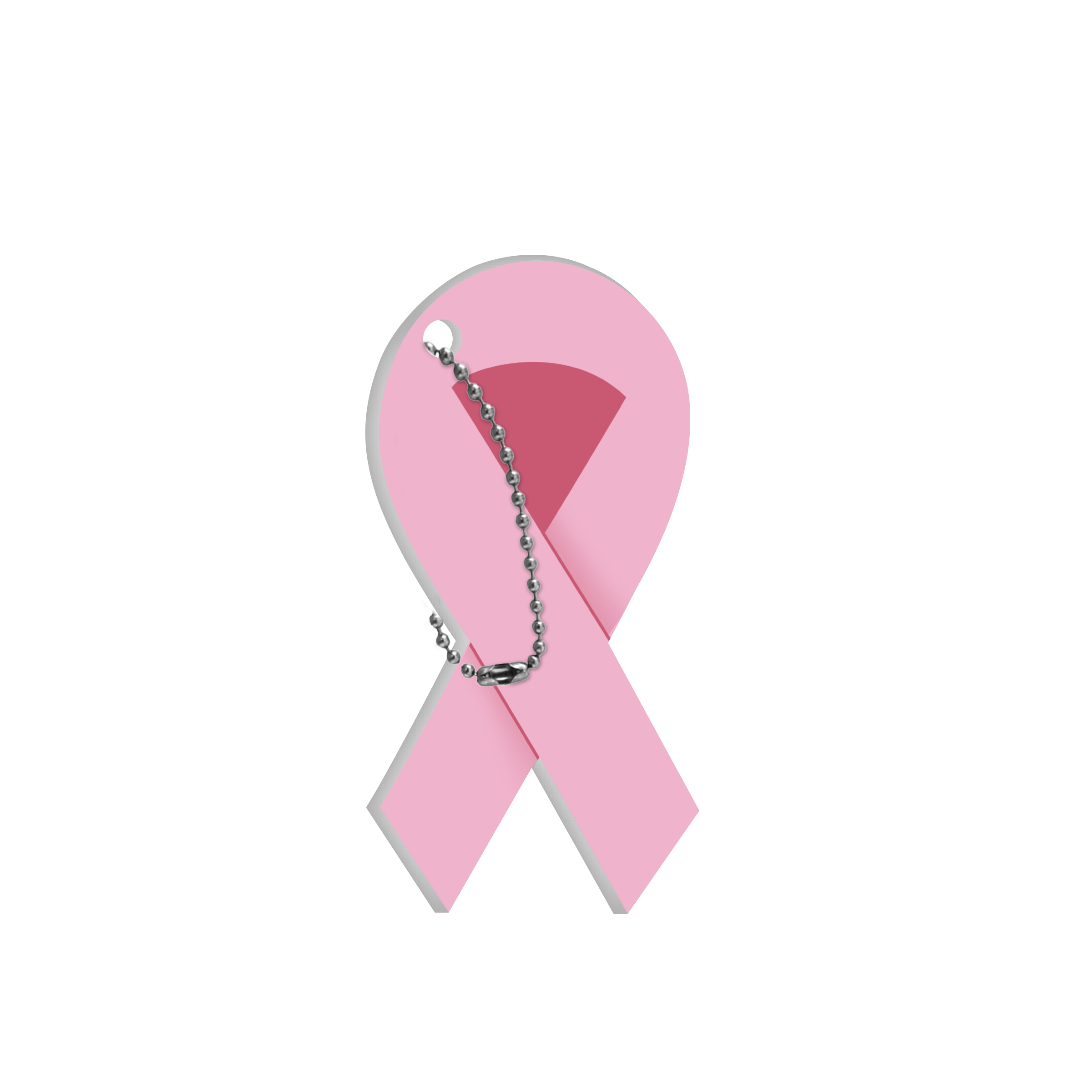 Cause Ribbon Key Tag