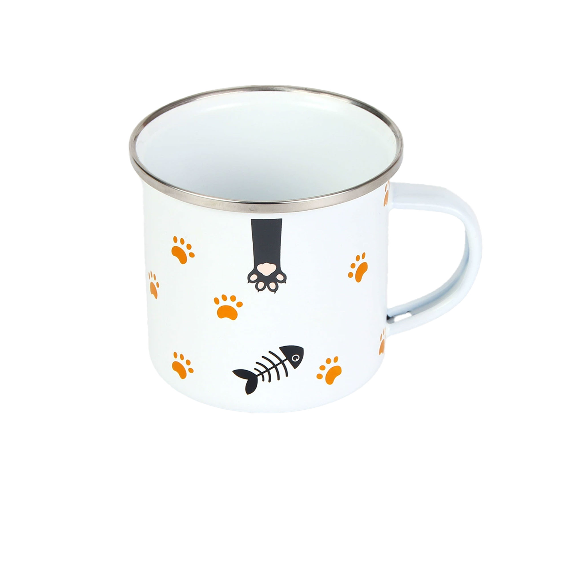 Custom Logo Camping Enamel Mug 3
