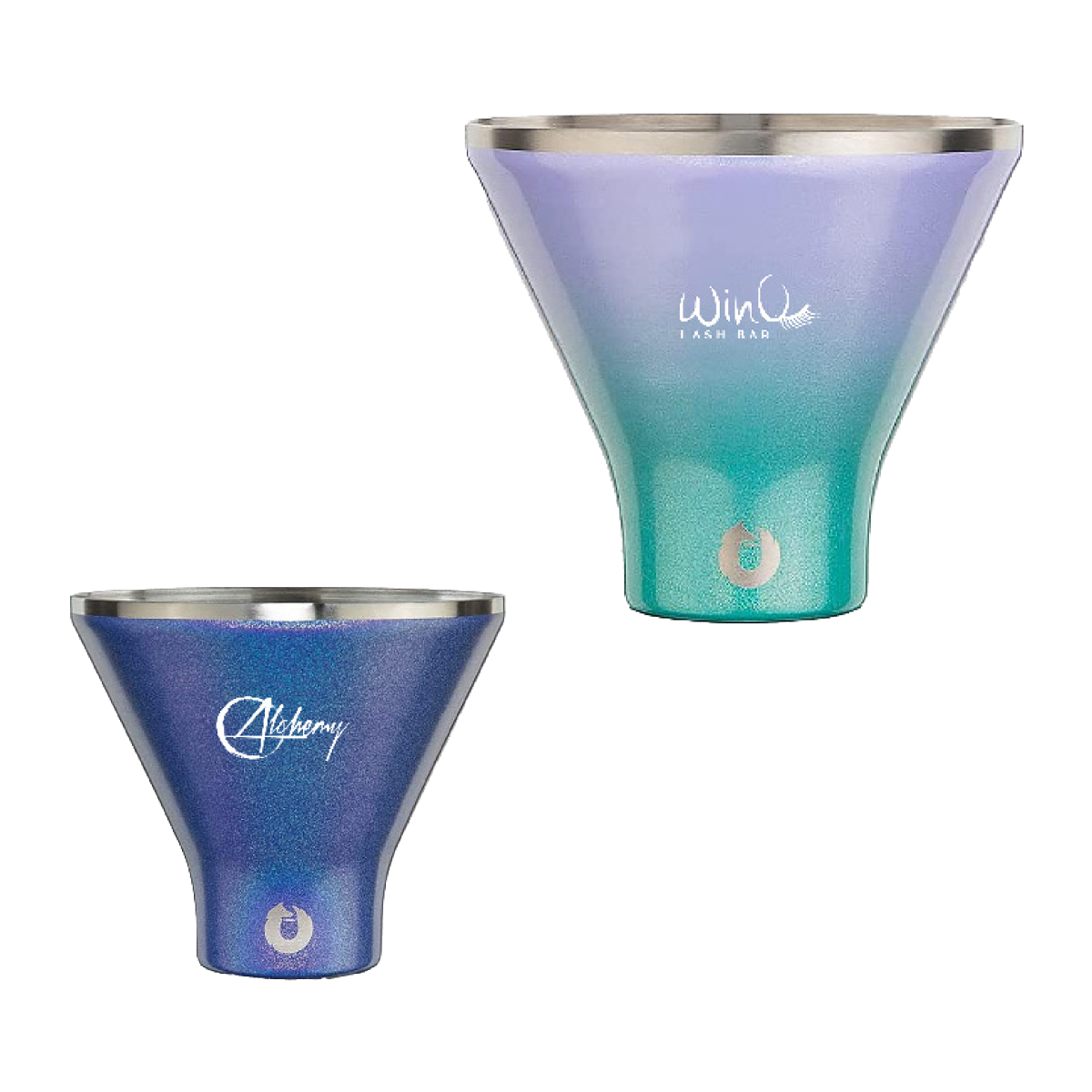 Snowfox® 8 oz. Shimmer Martini Glass 10