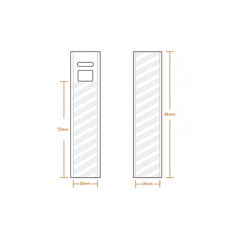 Power Bank Aluminum - 2200 mAh 4