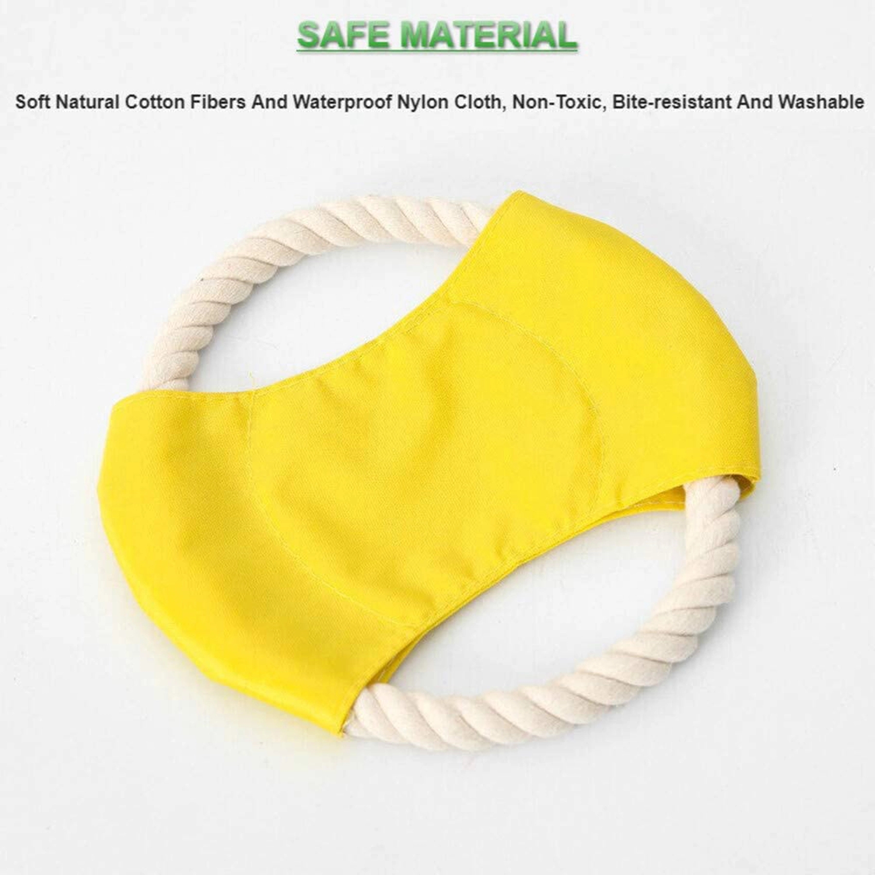 Dog Rope Toy Pet Flying Disc MOQ 100PCS 2