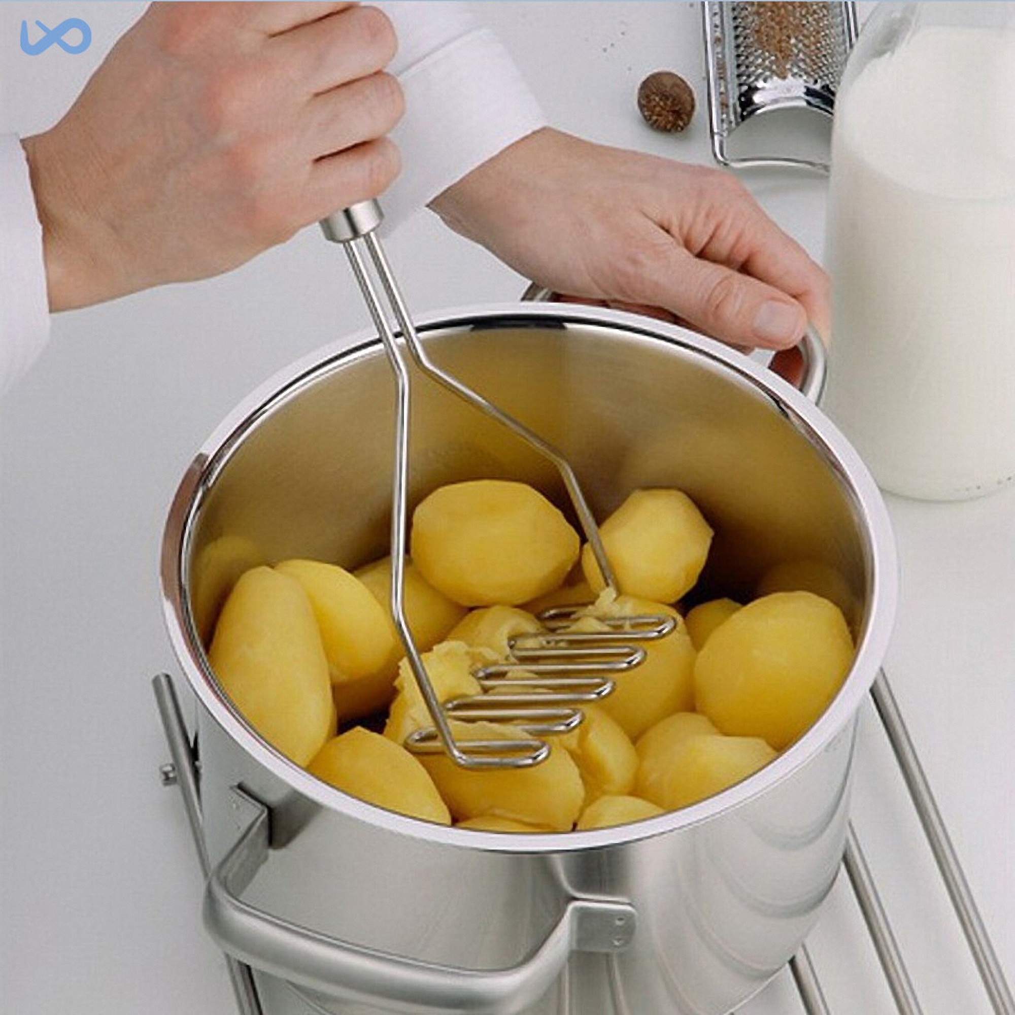 Stainless Steel Wire Potato Masher 2