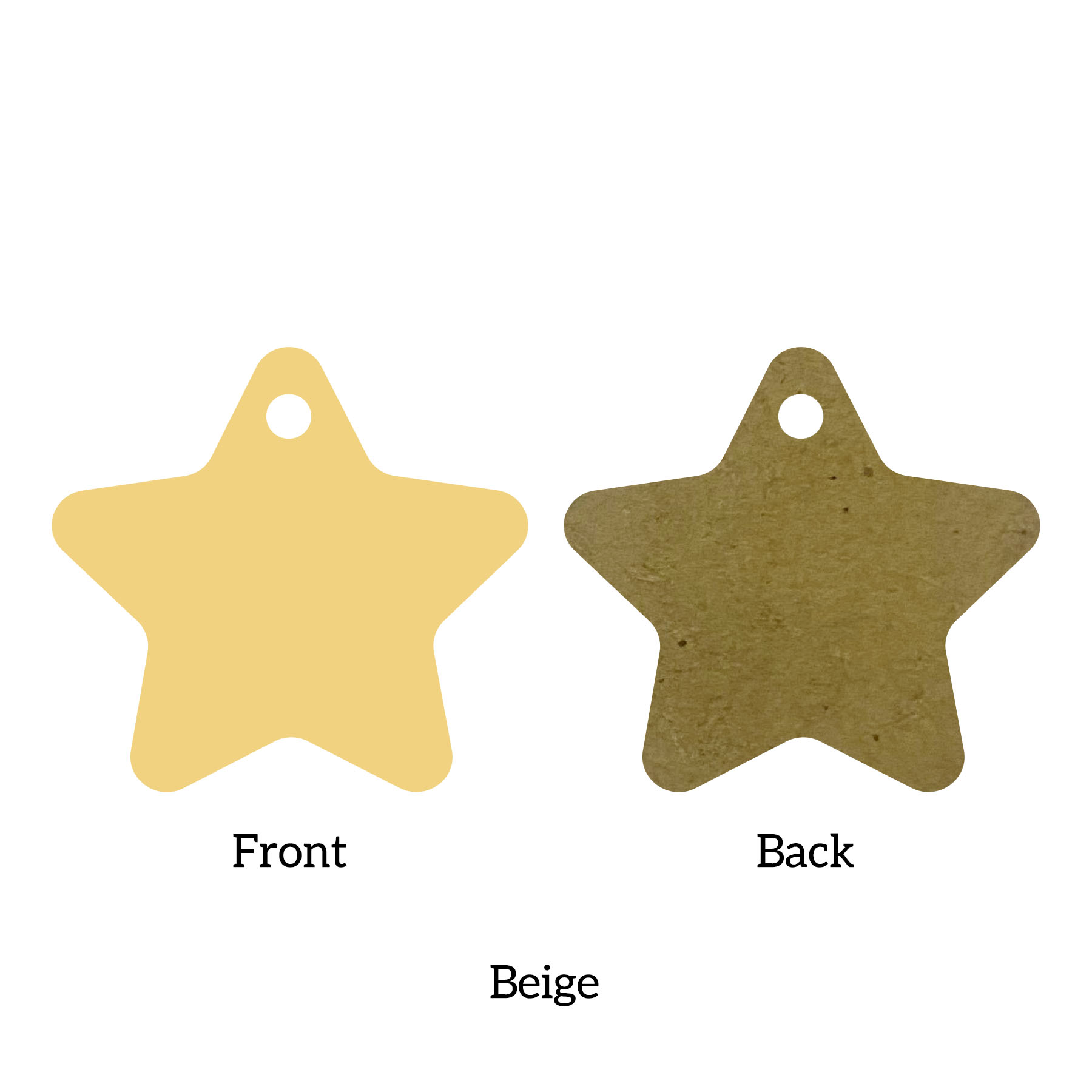 Free Shipping Solid Color Christmas Ornament - Star 21