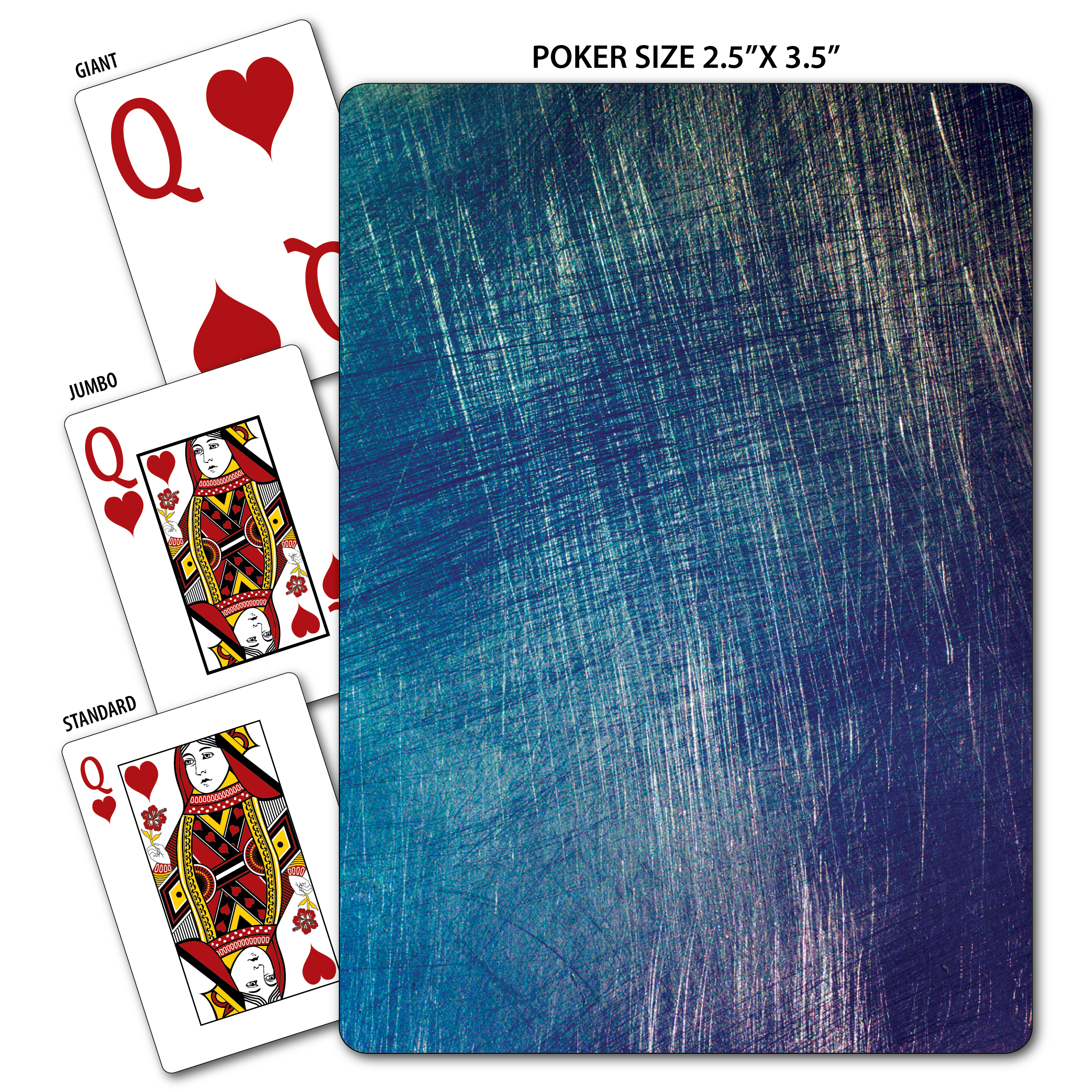 Distressed Theme Poker Size Playing Cards 1