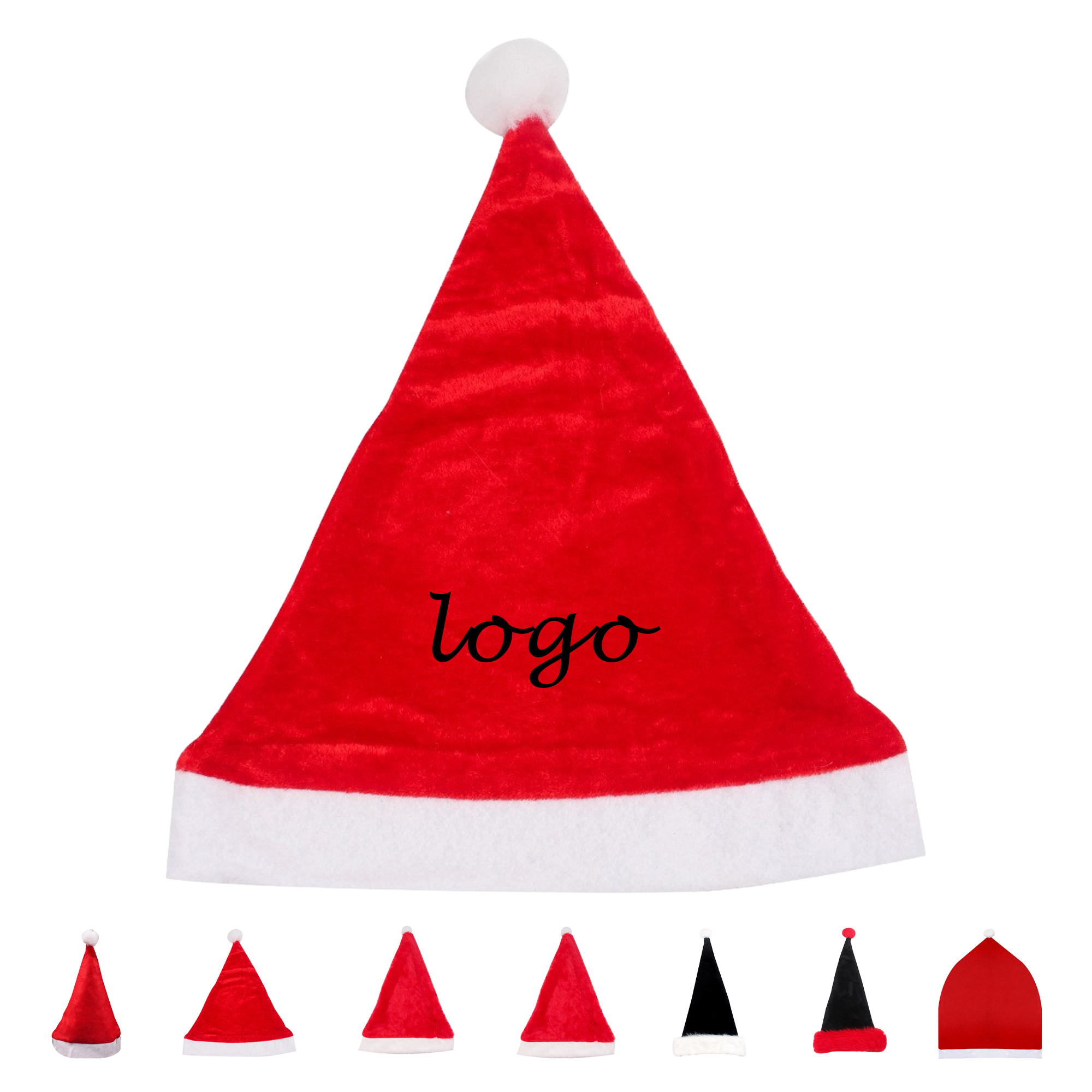 Velvet Christmas hat 2