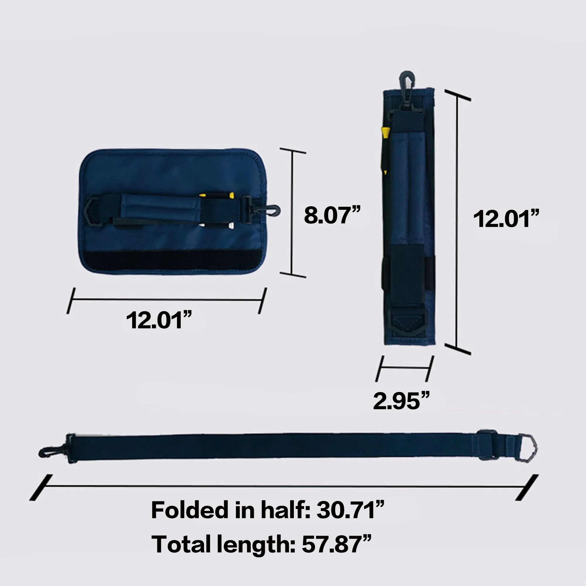 Portable Grip Style Golf Club Carry Bag 8