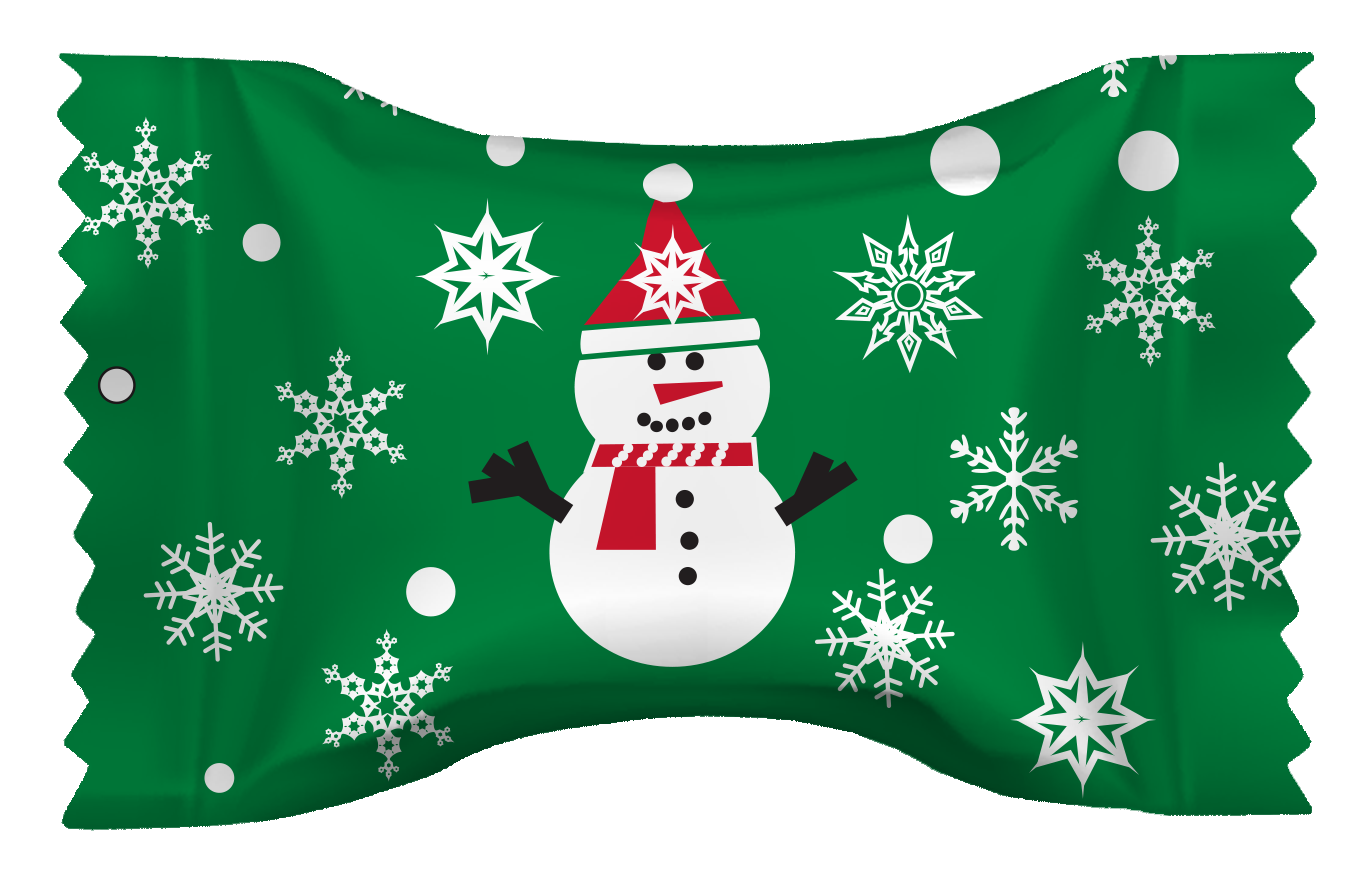 Hard Peppermint Balls in Christmas Assortment Wrappers 2