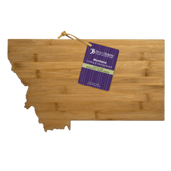 U.S. State Shaped Bamboo Cutting and Serving Boards 74