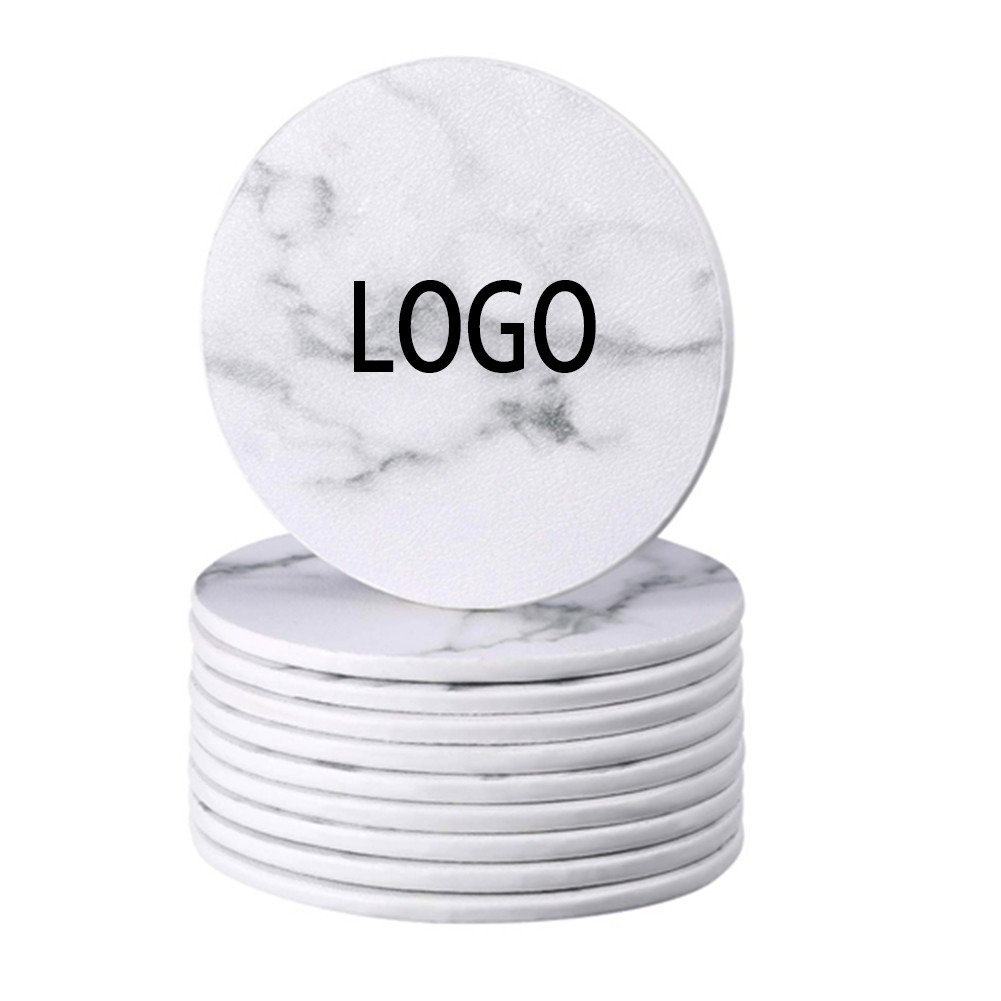 White Color Marble Cup Coaster 4