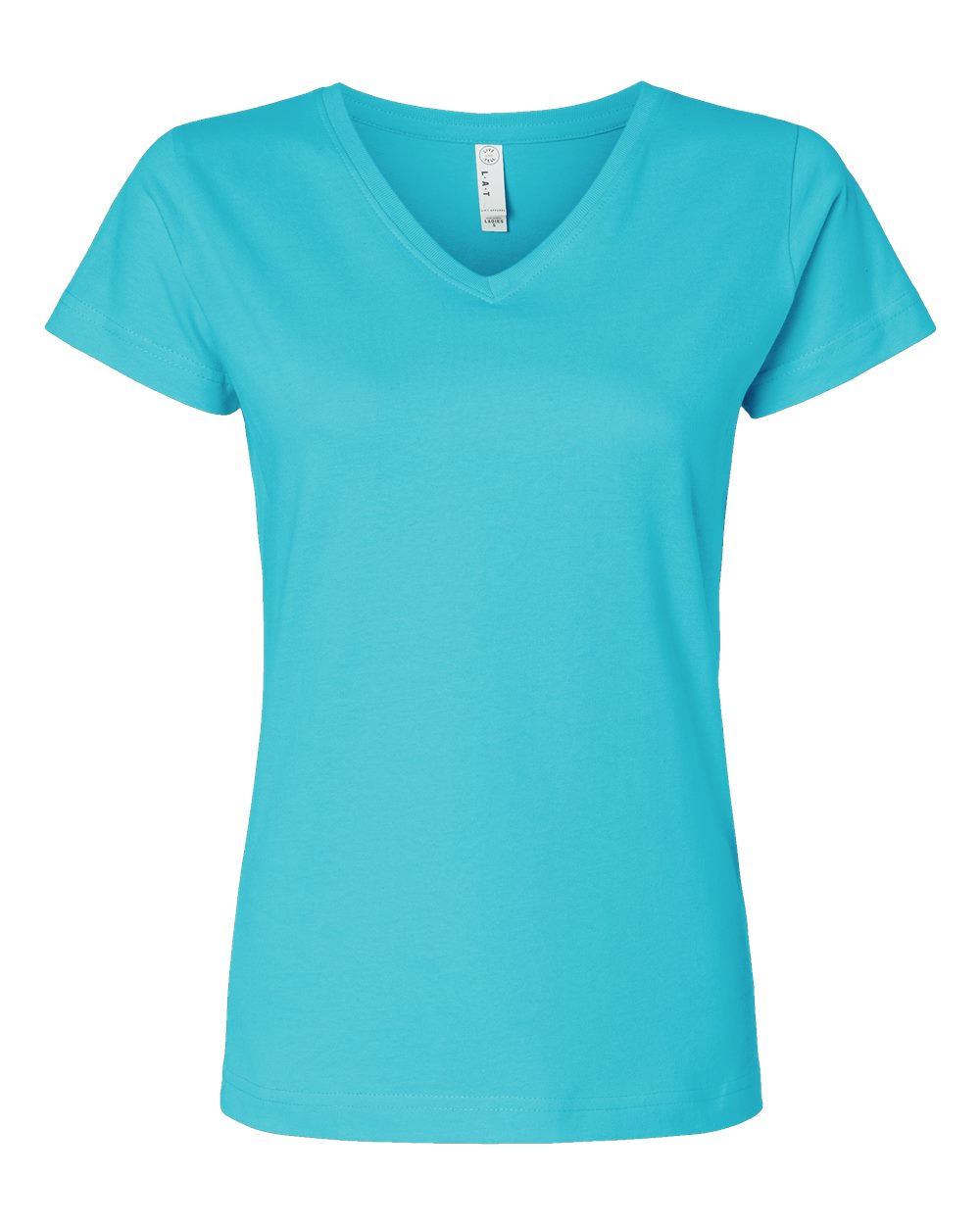 Women's Fine Jersey V-Neck Tee - 3507 50