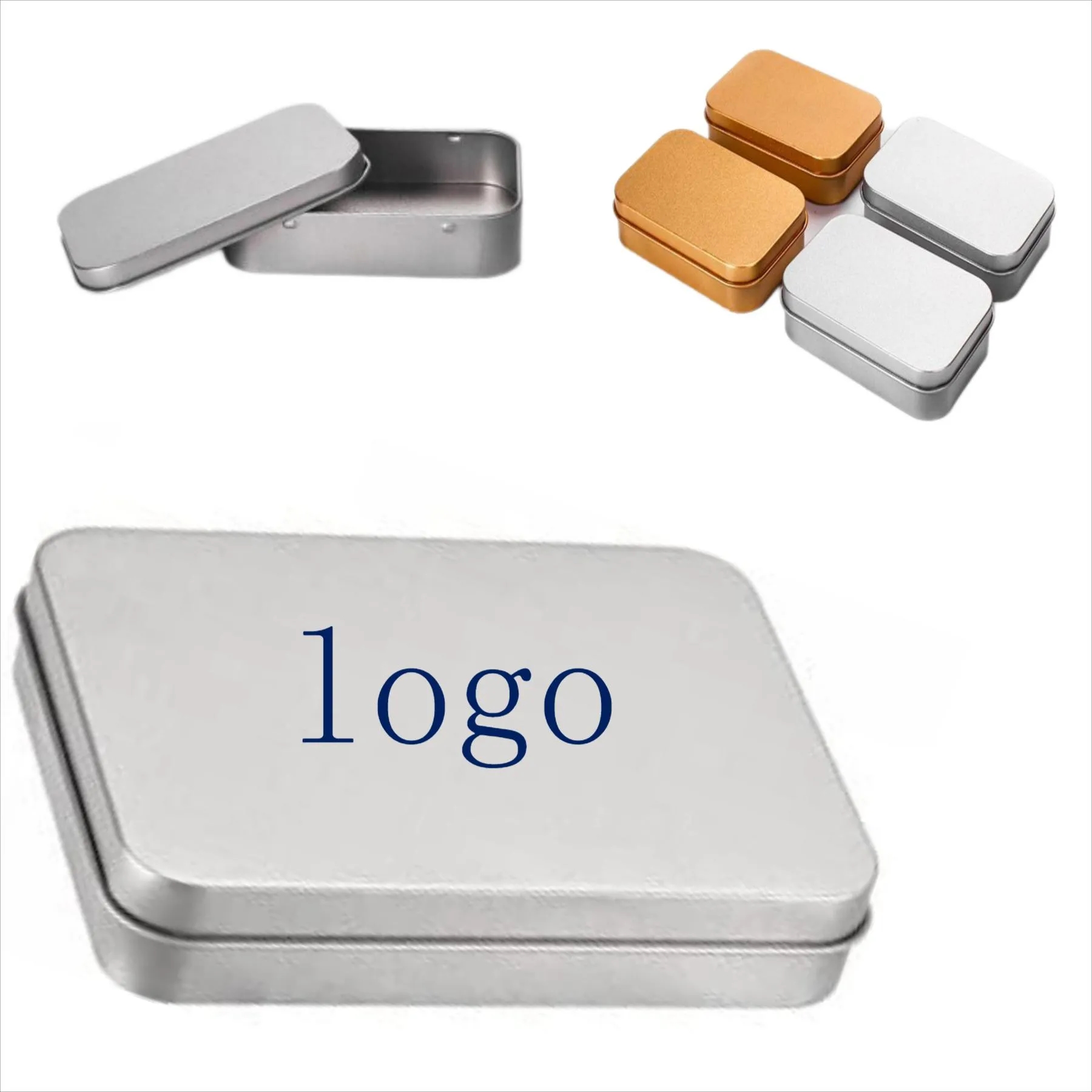 Custom High End Mini Jewelry Gift Packaging Metal Tin Box 5