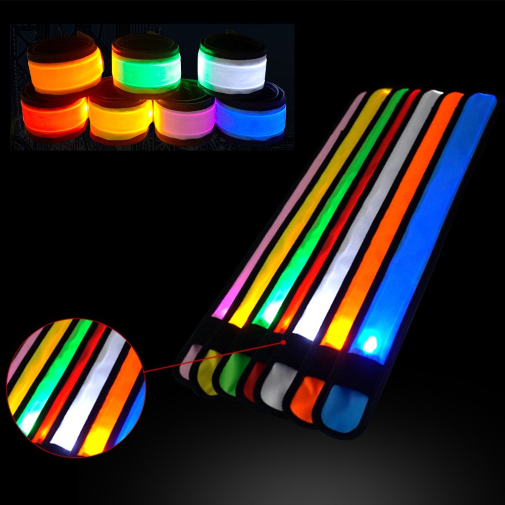 LED Light Up Slap Wristband 1