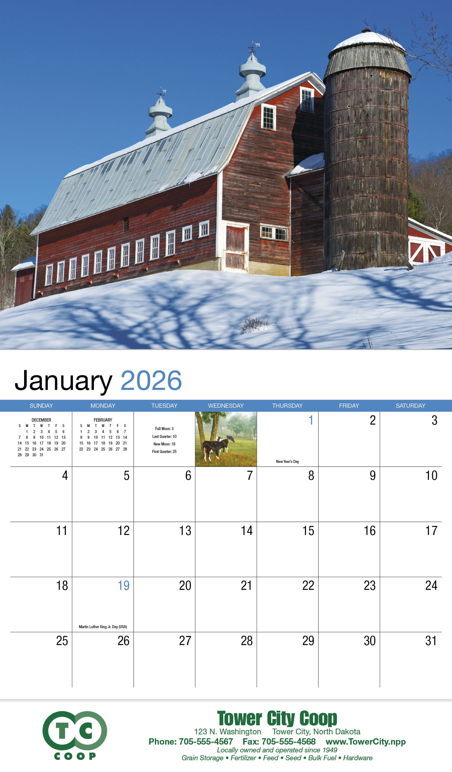 HotLine® Products America's Bounty Appointment Calendar - Stapled 5