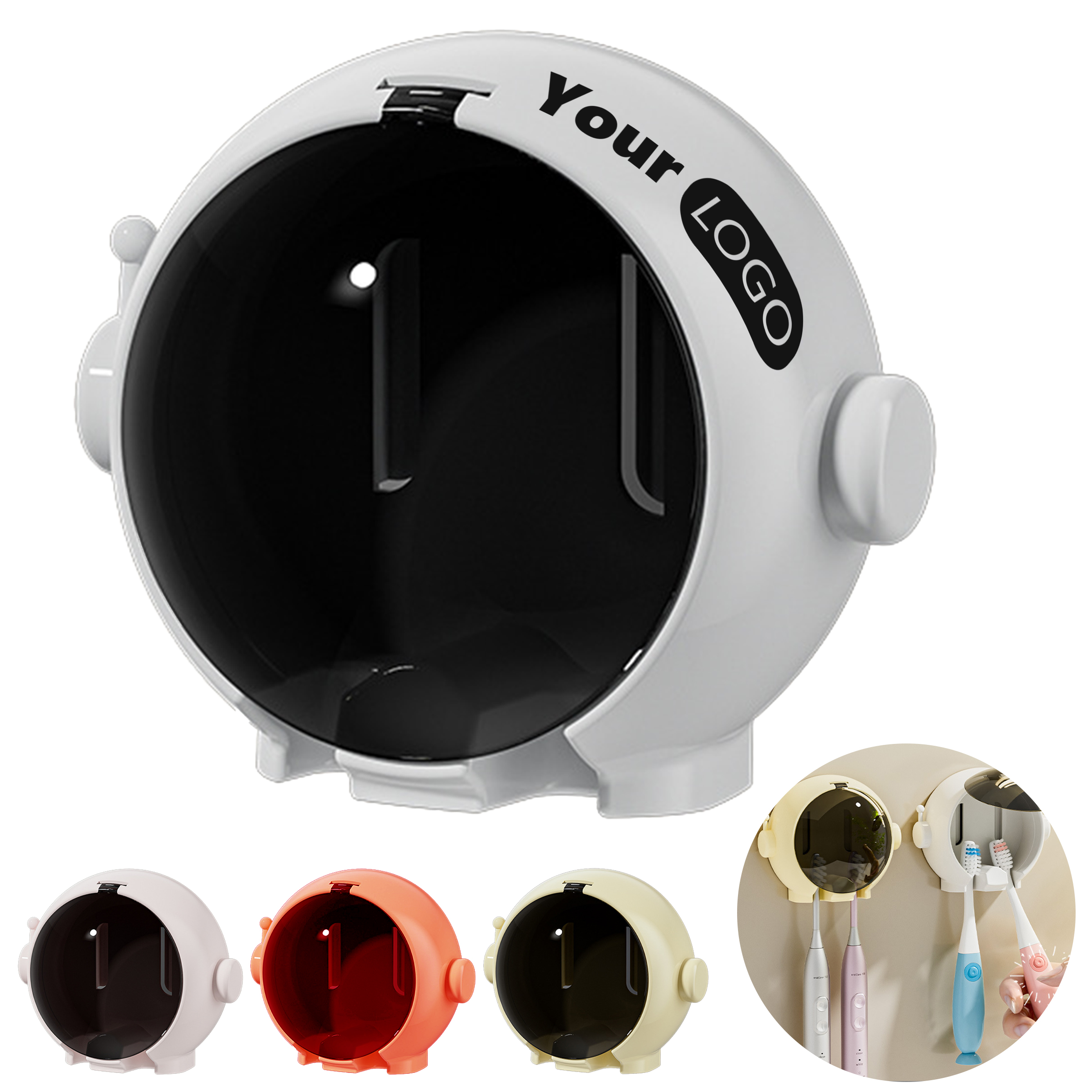 Abs Hanging Toilet Toothbrush Holder 5